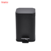 3L Stainless Steel Square Pedal Bin with Soft Close Device High Quality Trash Can with Foot Pedal for Bathroom/bedroom/office Dustbin Pedal Bin Garbage Can