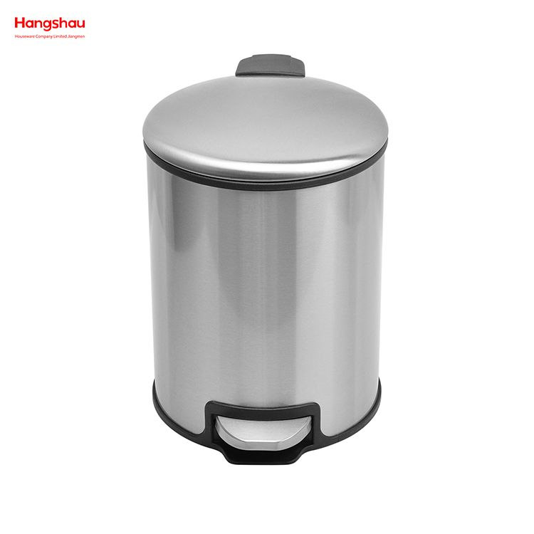 5L Hotel Room with Soft Closi Household Bathroom Inner Bucket Trash Bin with Step Pedal for Office And Kitchen Use Waste Bins Genre Dustbin Garbage Can