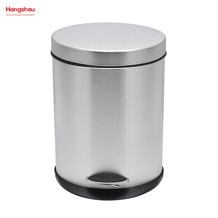 3L Indoor Step Decorative Pedal Trash Can Household Pedal Waste Bin For Indoor Trash Can Foot Pedal Bathroom Metal Trash Can Powder Coating Morden Style Dustbin Garbage Can Dust Bins 