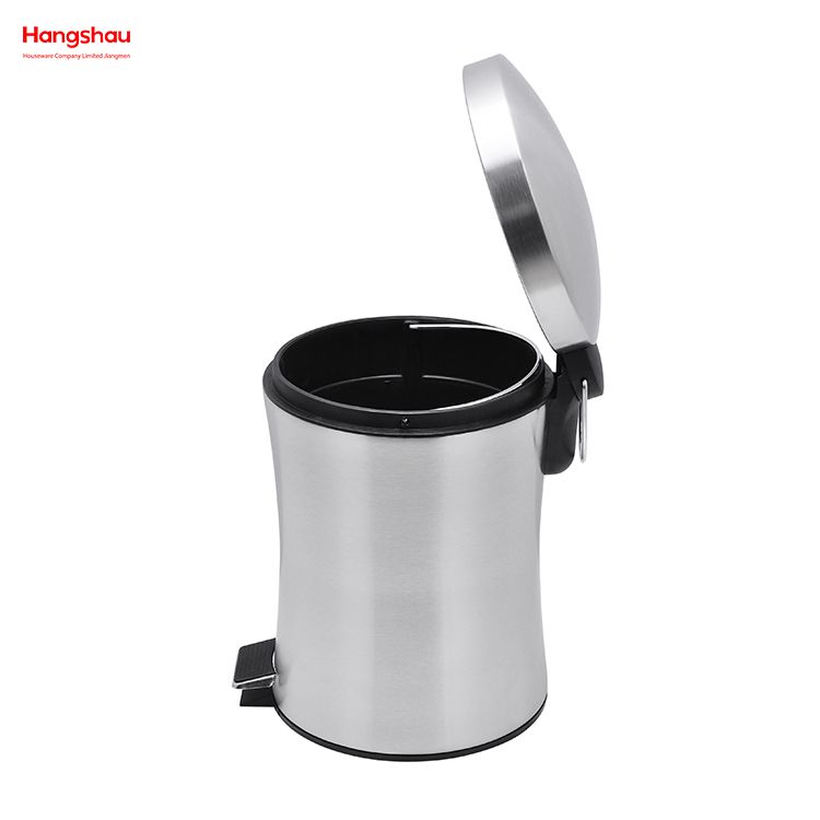 5L Office And Kitchen Use Waste Bins Genre Dustbin Garbage Can Stainless Steel Household Bathroom Inner Bucket Trash Bin with Step Pedal for 
