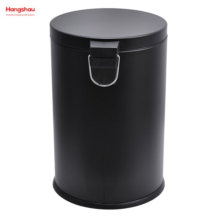 20L Household Dust Bins For Indoor Trash Can Powder Coating Pedal Waste Bin Bathroom Trash Can Metal Morden Style Dustbin Kitchen Garbage Can 