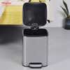 6-litre Stainless Steel Waste Bin Pedal Soft Close Trash Can With Foot Pedal Garbage Bin