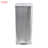 30L Stainless Steel Metal Morden Style Dustbin Kitchen Garbage Can Household Dust Bins For Indoor Trash Can Powder Coating Pedal Waste Bin Bathroom Trash Can 