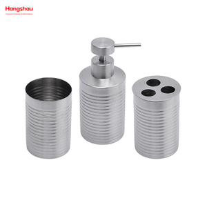 Spiral Bathroom Accessories Luxury Set Luxury Family Soap Dispenser Toothbrush Holder Tumbler Soap Dish 