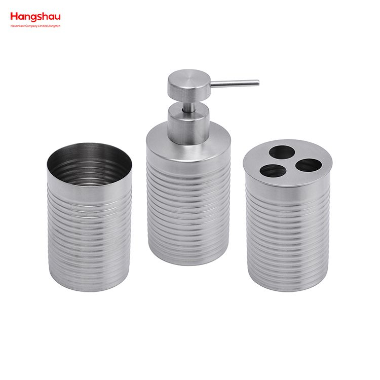 Spiral Bathroom Accessories Luxury Set Luxury Family Soap Dispenser Toothbrush Holder Tumbler Soap Dish 