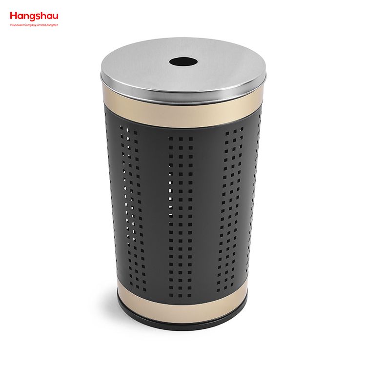 Metal Laundry Basket with Lid Washing Storage Dirty Clothes Laundry Basket Large Home Storage Basket Laundry Hamper 