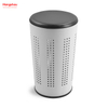 Large Home Storage Basket Laundry Hamper Washing Storage Dirty Clothes Laundry Basket Metal Laundry Basket with Lid 