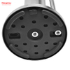 Matte Metal Free Standing Stainless Steel Toilet Brush And Paper Holder Standing Metal Toilet Brush Holder Lacquer Spraying 