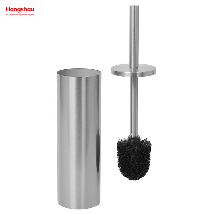 Stainless Steel Toilet Brush Holder Luxury Lacquer Spraying Household Bathroom Matte Toilet Cleaning Brush Holder Commode Clean Brush Holder