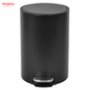 Bathroom Trash Can Household Dust Bins Indoor Trash Can Powder Coating Pedal Waste Bin Kitchen Garbage Can Metal Morden Style Dustbin