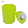 5L Plastic Round Swing-Top Trash Can Household Trash Can Push-Door Trash Can Ball-Top Trash Can