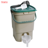 Biodegradable Compost Bins Household 15L Compost Bucket Bokashi Plastic Kitchen Compost Bin With Strainer