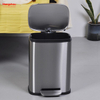 5L Indoor Stainless Steel Metal Dustbin/toilet Waste Bin With Pedal Trash Can Hotel Rubbish Bin
