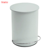3L Patent Design Simple Foot Pedal Household Pedal Waste Bin For Indoor Trash Can Bathroom Metal Trash Can Powder Coating Morden Style Dustbin Garbage Can Dust Bins