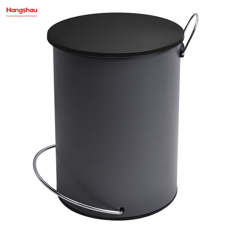 3L Household Plastic Foot Pedal Dust Bins Patent Design Pedal Waste Bin For Indoor Trash Can Bathroom Trash Can Simple Dustbin Garbage Can