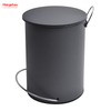 3L Plastic Simple Foot Pedal Household Pedal Waste Bin For Indoor Trash Can Bathroom Metal Trash Can Powder Coating Morden Style Dustbin Garbage Can Dust Bins Patent Design 