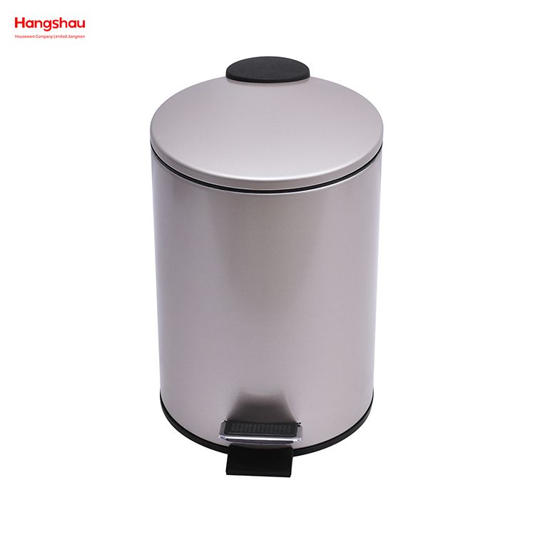 3L Pedal Dustbin Garbage Can Bathroom Trash Can Household Foot Pedal Dust Bins Pedal Waste Bin For Indoor Trash Can 