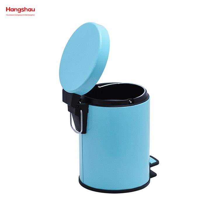 3L Household Pedal Waste Bin Foot Pedal Dust Bins For Indoor Trash Can Pedal Dustbin Garbage Can Bathroom Trash Can 
