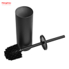 Matt Black Lacquer Spraying Household Bathroom Stainless Steel 304# Toilet Brush Holder Matte Toilet Cleaning Brush Holder Wc Clean Brush Holder