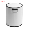 3L Bathroom Simple Dustbin Garbage Can Trash Can Bedroom Household Plastic Foot Pedal Dust Bins Office Pedal Waste Bin For Indoor Trash Can Small 