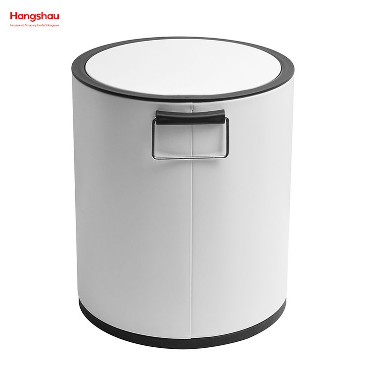 3L Bathroom Simple Dustbin Garbage Can Trash Can Bedroom Household Plastic Foot Pedal Dust Bins Office Pedal Waste Bin For Indoor Trash Can Small 