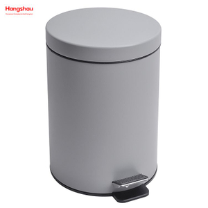 5L Household Pedal Waste Bin Dust Bins For Indoor Trash Can Bathroom Trash Can Morden Style Dustbin Garbage Can Metal Powder Coating