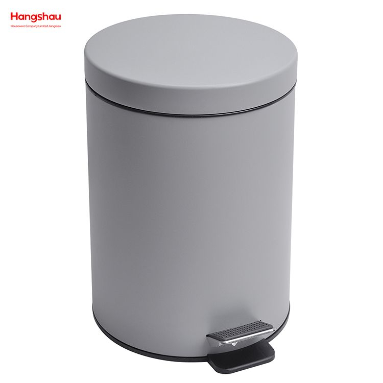 5L Household Pedal Waste Bin Dust Bins For Indoor Trash Can Bathroom Trash Can Morden Style Dustbin Garbage Can Metal Powder Coating