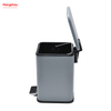 5L Square Bathroom Trash Can Morden Style Dustbin Garbage Can Metal Powder Coating Household Pedal Waste Bin Dust Bins For Indoor Trash Can 