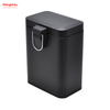 5L Square Bathroom Trash Can Waste Bin Dust Bins For Indoor Trash Can Metal Powder Coating Household Pedal Morden Style Dustbin Garbage Can