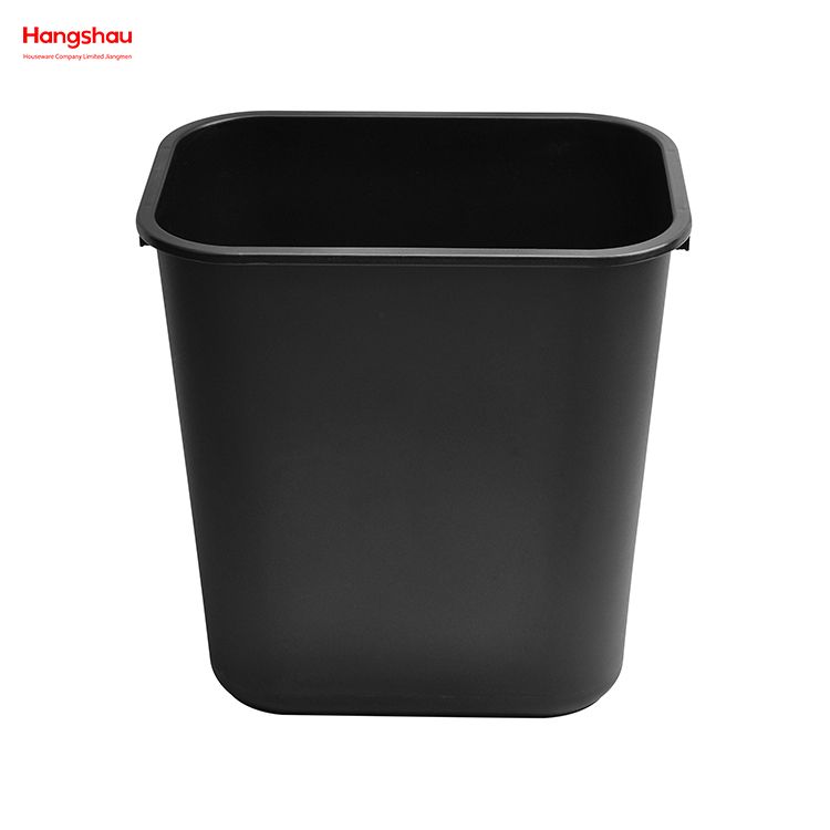 13L Plastic Household Kitchen Bar Opening Simple Trash Bin without Lid Garbage Bin Open Top Dustbin 
