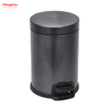 3LPatented Design Bedroom Household Foot Pedal Dust Bins Bathroom Simple Dustbin Garbage Can Round Pedal Bin Office Pedal Waste Bin For Indoor Trash Can Small Trash Can 