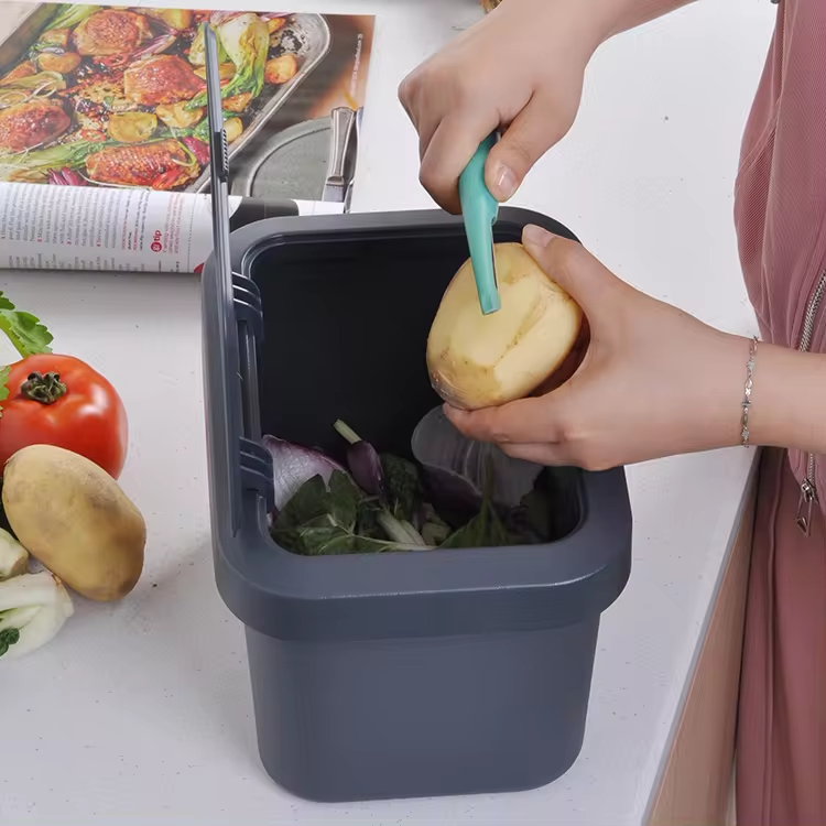Hand Button Bin