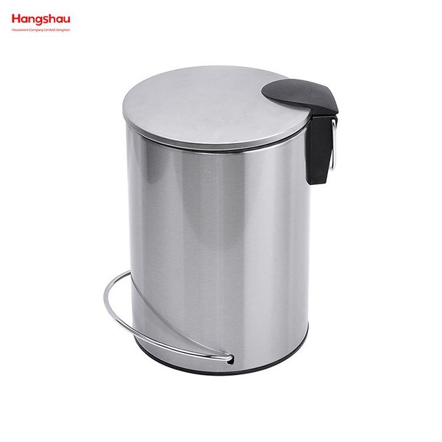 3L Household Plastic Foot Pedal Dust Bins Patent Design Pedal Waste Bin For Indoor Trash Can Simple Dustbin Garbage Can Bathroom Trash Can