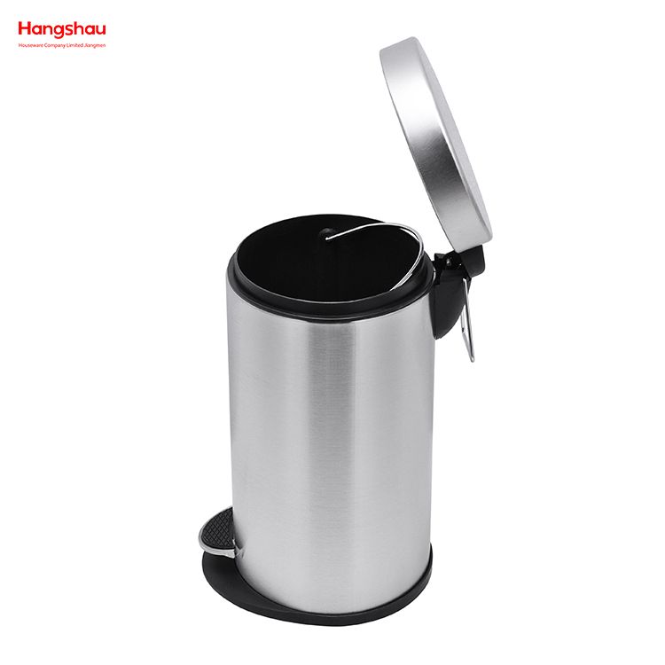 3L Indoor Step Decorative Pedal Trash Can Household Pedal Waste Bin For Indoor Trash Can Foot Pedal Bathroom Metal Trash Can Powder Coating Morden Style Dustbin Garbage Can Dust Bins 