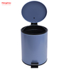 5L Bathroom Metal Trash Can Powder Coating Household Pedal Waste Bin For Indoor Trash Can Morden Style Dustbin Garbage Can Dust Bins