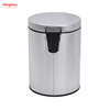 5L Stainless Steel Household Bathroom Inner Bucket Trash Bin with Step Pedal for Office And Kitchen Use Waste Bins Genre Dustbin Garbage Can