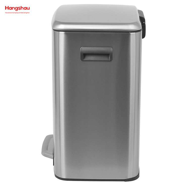 Hot Sales Kitchen Stainless Steel Dustbin 50 Liter Trash Can With Lid