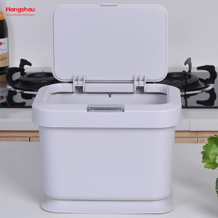 Direct Manufacturer Plastic Compost Bin Kitchen Rectangular Food Trash Can With Filter