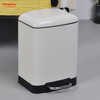 6L Home Kitchen Soft Close Stainless Steel Easy Cleaning Metal Trash Can Bin With Foot Pedal