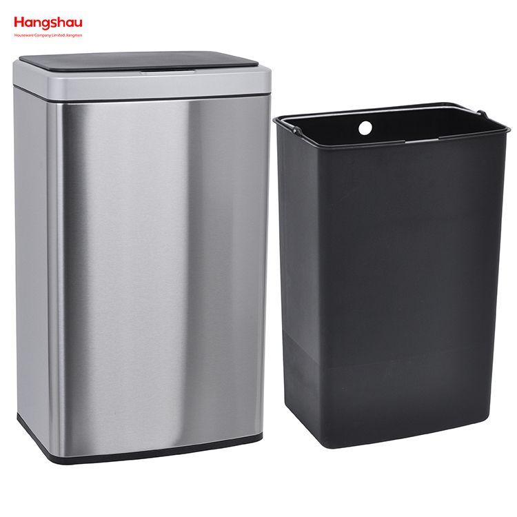 Sensor Automatic Dustbin Plastic Garbage Bin Stainless Steel 20L Smart Kitchen Rubbish Dust Trash Can Induction Waste Bins 