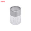 PP Family Soap Dispenser Toothbrush Holder Tumbler Soap Dish Bathroom Accessories Luxury Set Transparent Plastic Luxury 