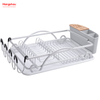 Kitchen Aluminum Stand Dish Rack Countertop Dish Rack Cup Holder Alloy Dish Rack over Sink Organizer Metal Drying Dish Tray Rack 