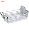 Kitchen Dish Rack Cup Holder Aluminum Alloy Dish Rack Metal Drying Plastic Dish Tray Rack over Sink Organizer Stand Dish Rack Countertop 