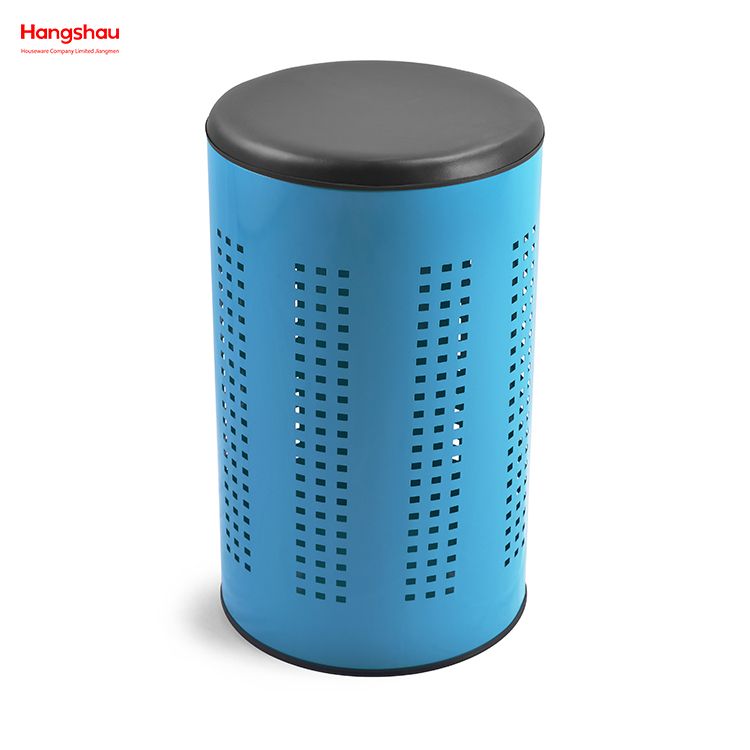 Metal Dirty Clothes Laundry Basket Large Home Storage Basket Laundry Hamper Laundry Basket with Lid Washing Storage 