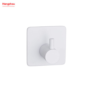 Bathroom Metal Hooks for Wall Stainless Steel Sticky Hook Adhesive Wall Hanging Hook with Dual Adhesive Tape 