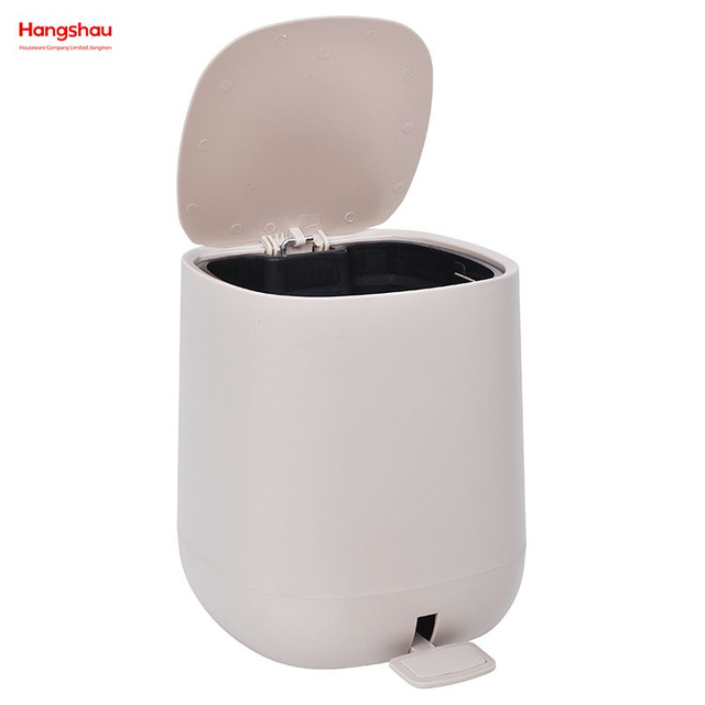Plastic Morden Style Dustbin Bathroom Trash Can Household Dust Bins Indoor Trash Can Powder Coating Pedal Waste Bin Kitchen Garbage Can 