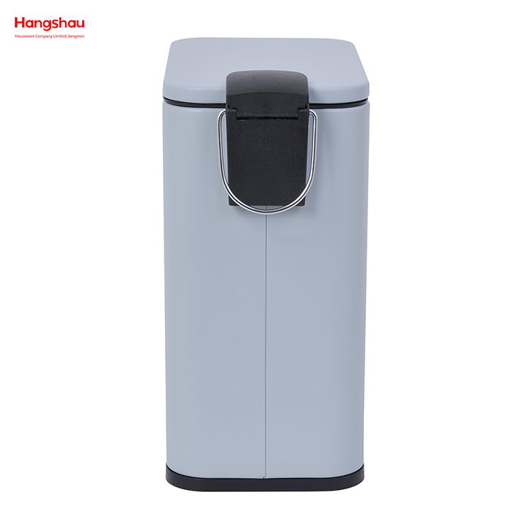Household Office Trash Can Iron Rectangular Pedal Bin Kitchen Bathroom Foot Pedal Dustbin With Rubbish Bin Garbage Hotel Dust Bin