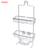 Bathroom Aluminum Hanger Bathroom Accessories Shower Caddy In Aluminum Bathroom Shelf Anti-rust Durable 3 Layer Wall Mounted Hanging Basket Wall Mounted 