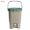 Biodegradable Compost Bins Household 15L Compost Bucket Bokashi Plastic Kitchen Compost Bin With Strainer
