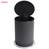 3L Plastic Simple Foot Pedal Household Pedal Waste Bin For Indoor Trash Can Bathroom Metal Trash Can Powder Coating Morden Style Dustbin Garbage Can Dust Bins Patent Design 